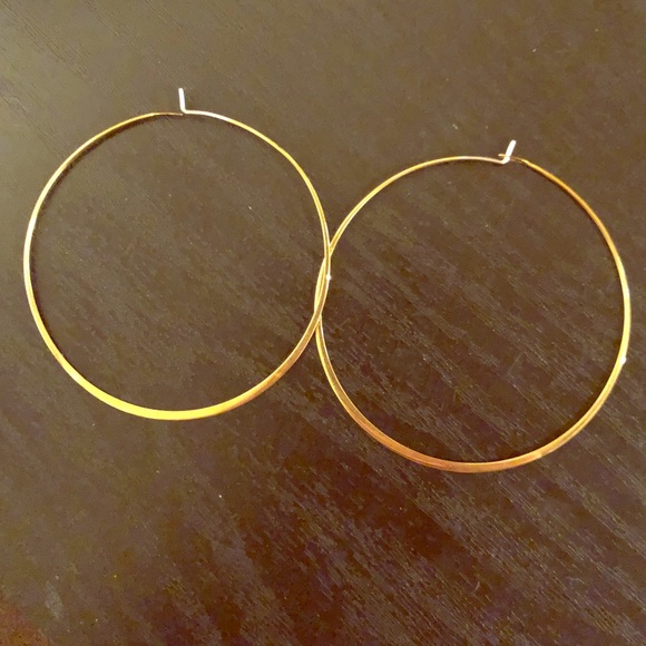 michael kors whisper hoop earrings